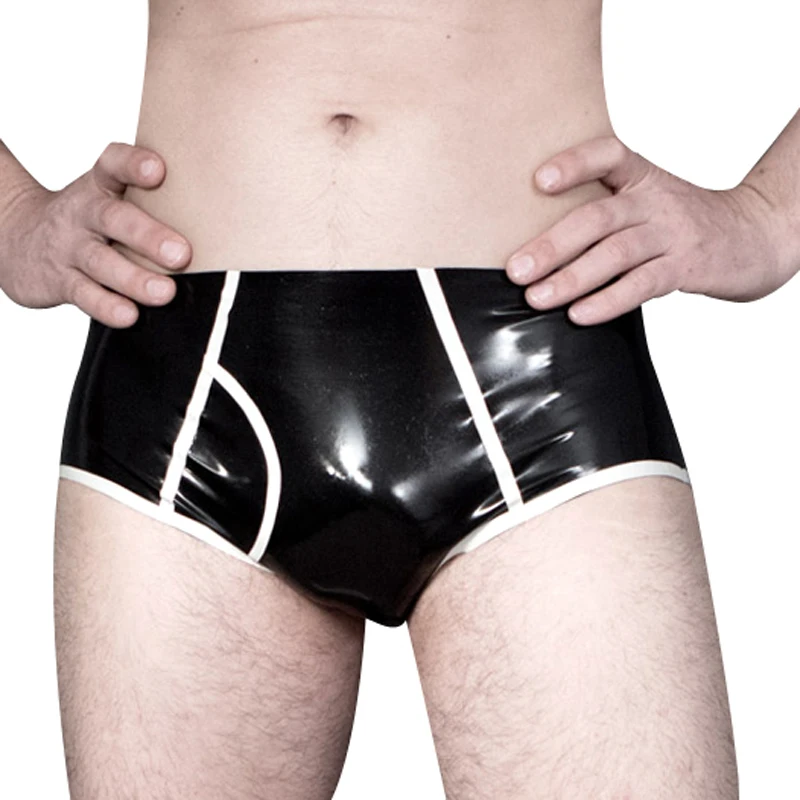 Boyshort Underwear - سراويل داخلية من اللاتكس للحفلات مع