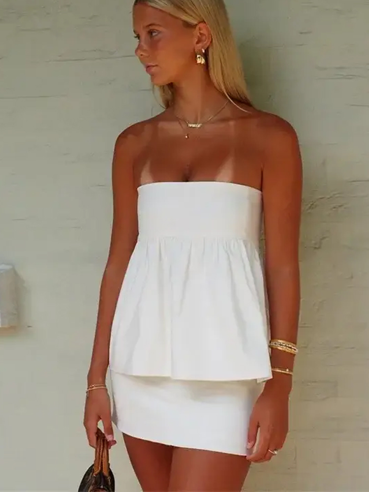HXAO بلوزة نسائية بدون حمالات  - مراجعة Strapless Bra Backless وسعره