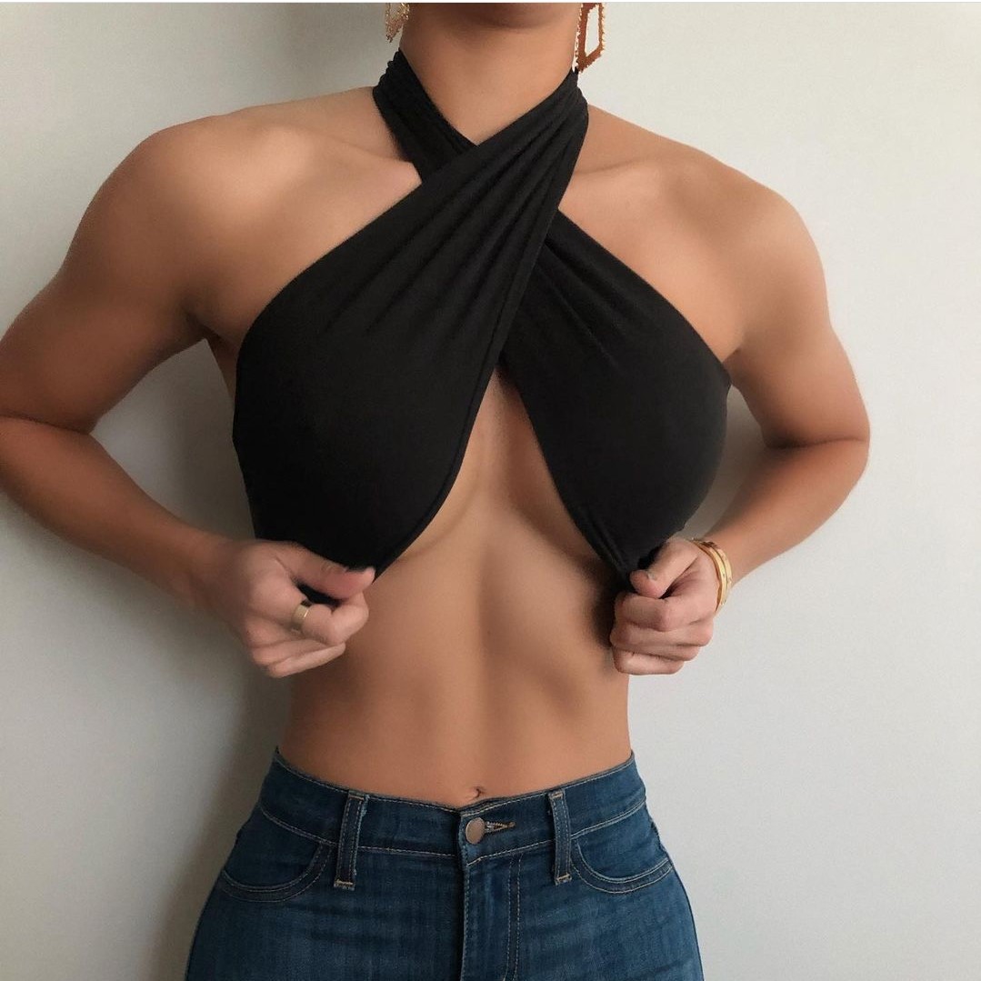 عبر الرقبة عارية الذراعين أعلى - مراجعة Strapless Bra Backless وسعره