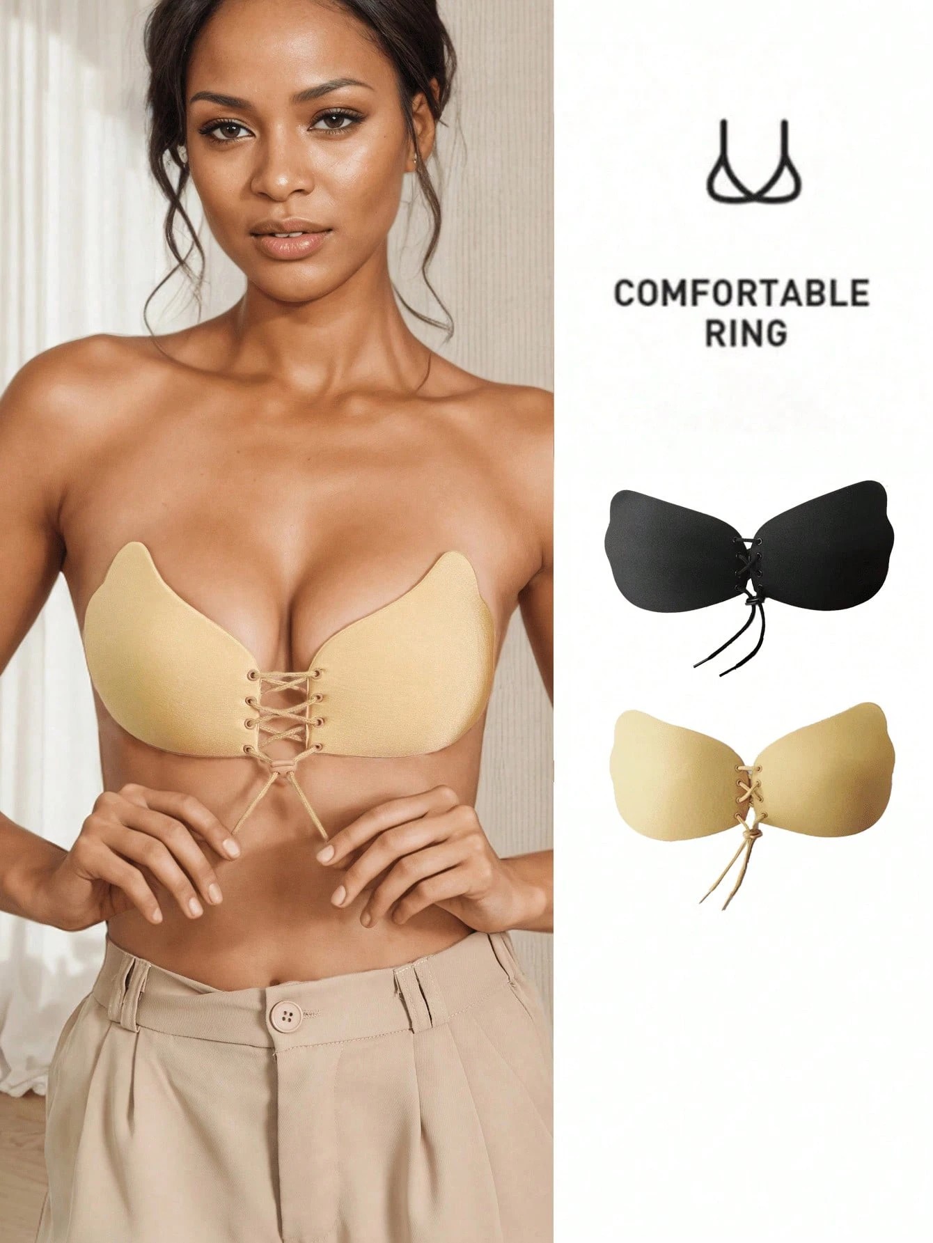 قطعة واحدة من حمالة الصدر اللا - مراجعة Strapless Bra Backless وسعره